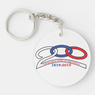 200th Anniversary Odd Fellow Three Links Key Ring