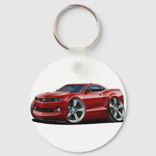 2010-12 Camaro Maroon Car Key Ring