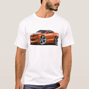 2010-12 Camaro Orange-White Car T-Shirt