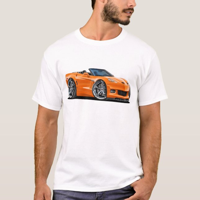 2010-12 Corvette Orange Convertible T-Shirt (Front)