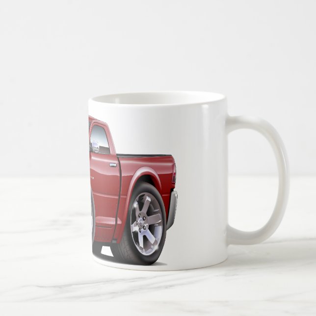 2010-12 Ram Maroon Truck Coffee Mug (Right)