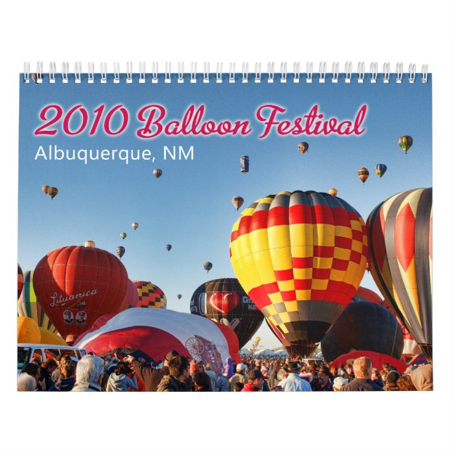 2010 Albuquerque, NM Balloon Festival Calendar (Cover)