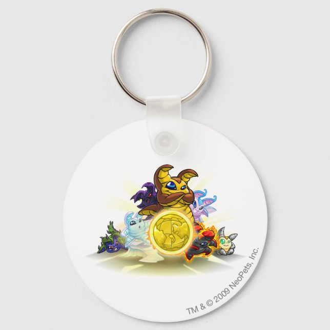 2010 Altador Cup Yooyu Group Key Ring (Front)