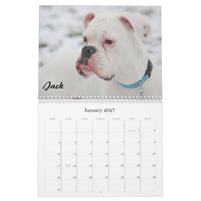 2010 BC Calendar - Plain Style (Jan 2027)