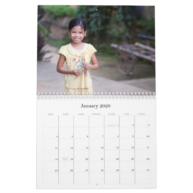 2010 Calendar - Standard 11" x 17" (Jan 2026)