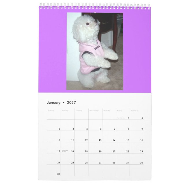 2010 Calender Calendar (Jan 2027)