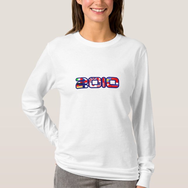 2010 Country FLAGS T-Shirt (Front)