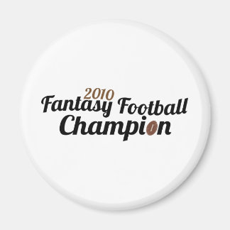 2010 fantasy football champion magnet