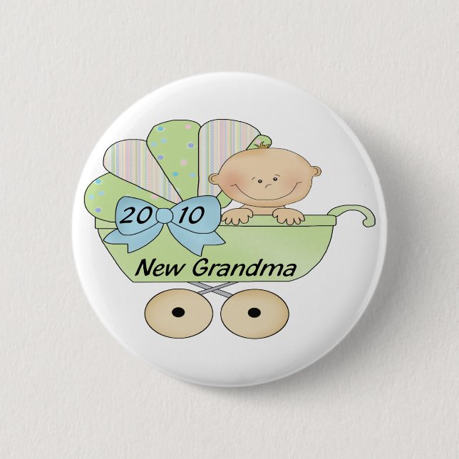 2010 Grandma 6 Cm Round Badge (Front)