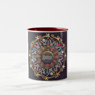 2010 Holiday Peace Mandala Mug