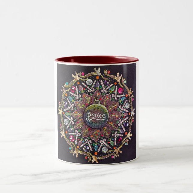 2010 Holiday Peace Mandala Mug (Center)