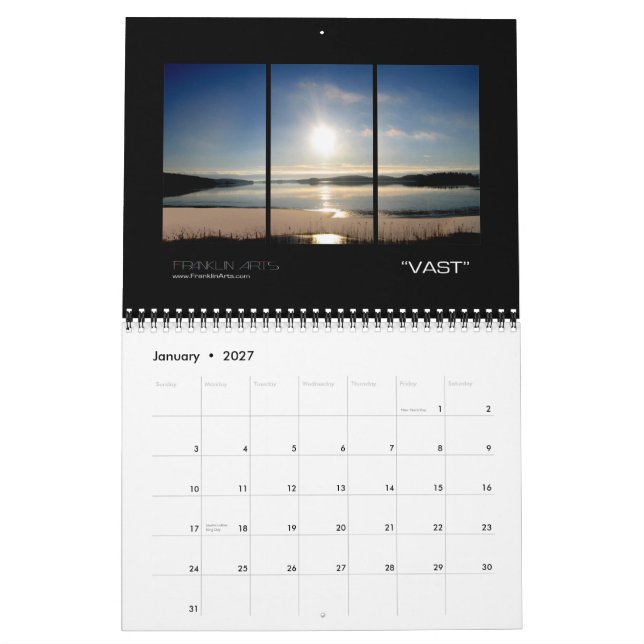2010 Landscapes & Sunsets Calendar (Jan 2027)