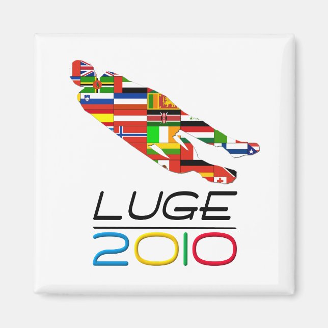 2010: Luge Magnet (Front)