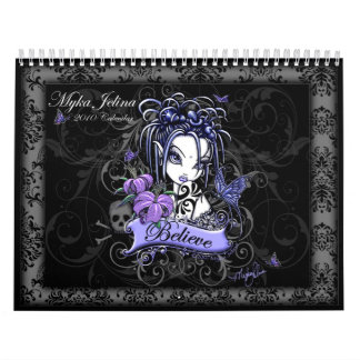 2010 Myka Jelina Gothic Fantasy Fairy Art Calendar