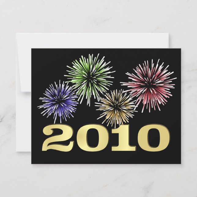 2010 New Year's Eve Party Invitations (Front)