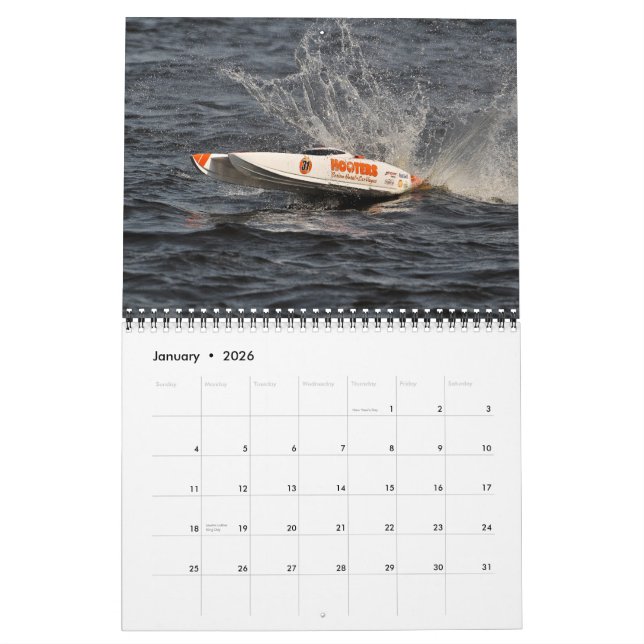 2010 RC Boat Calendar (Jan 2026)