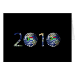 2010 soccer world cup greeting card