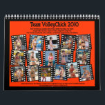 2010 Team VolleyChick Calendar<br><div class="desc">Calendar features beach volleyball photos of the women on Team VolleyChick. Each month has a collage of pictures to keep your beach volleyball passion going strong all year.</div>