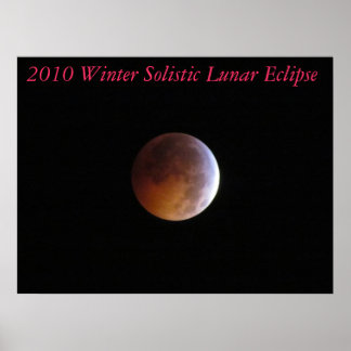 2010 Winter Solistic Lunar eclipse Canvas Print