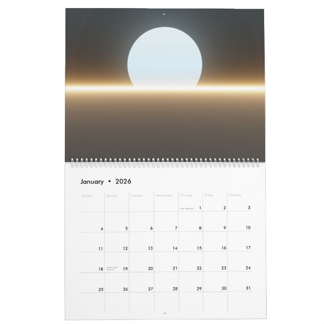 2010 Zen Horizons Calendar (Jan 2026)
