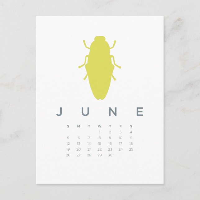 2011 calendar - June Postcard (Front)
