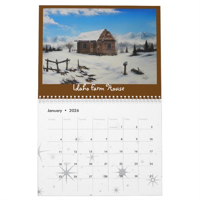 2011 Calendar Landscape Art by David Paul (Jan 2026)