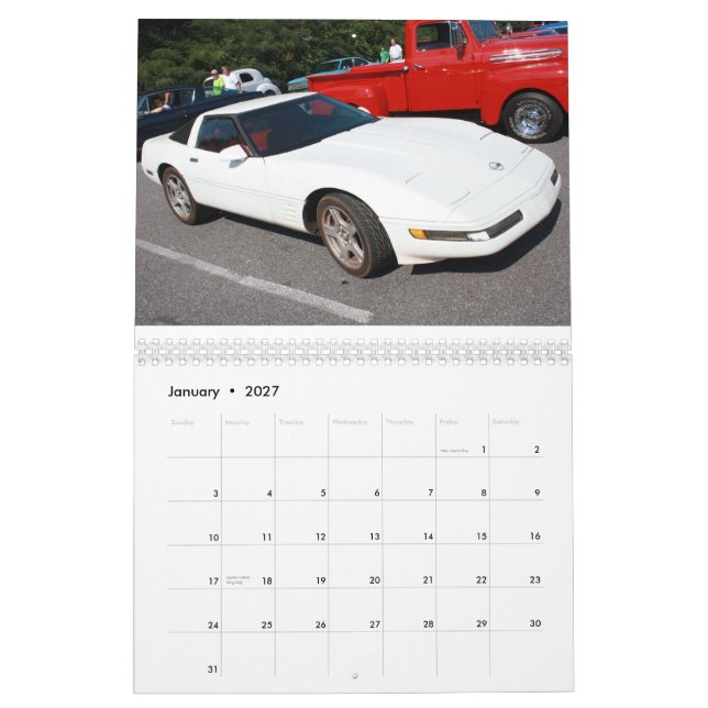 2011 Calendar Super Corvettes (Jan 2027)