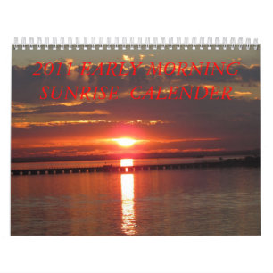 2011 CALENDER  OF SUNRISE PICTURES CALENDAR