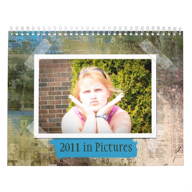 2011 Custom Artsy Calendar - Year in Pictures (Cover)