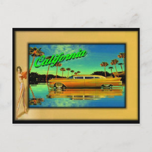 2011 golden limo postcard