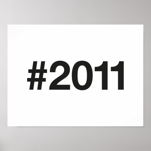 2011 Hashtag 14 Birthday Anniversary Poster (Front)