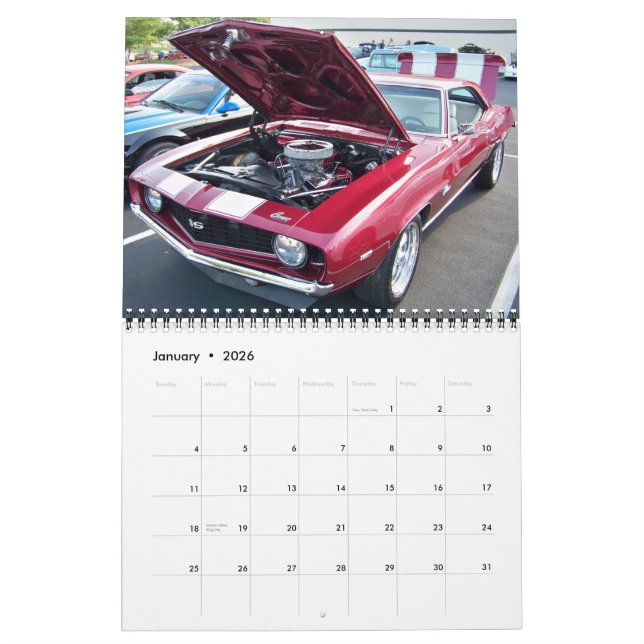 2011 Heavy Chevy Muscle Calendar (Jan 2026)