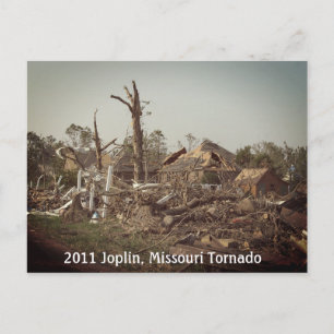 2011 Joplin tornado in Missouri Postcard