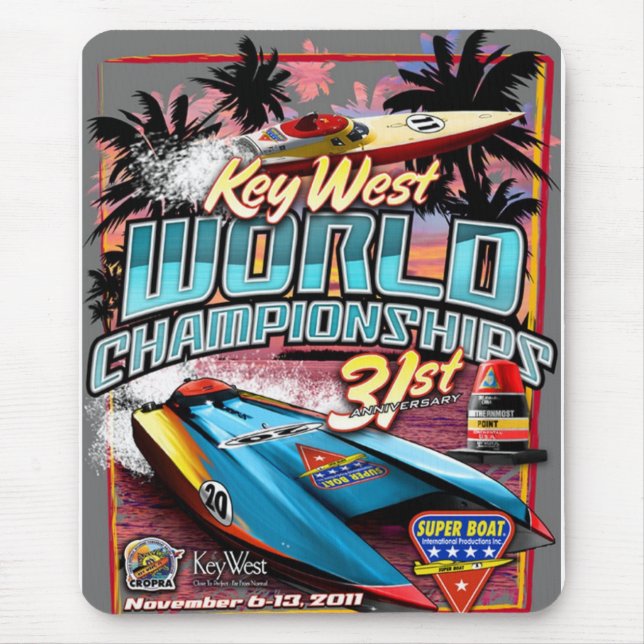 2011 Key West World Champ Mouse Pad (Front)