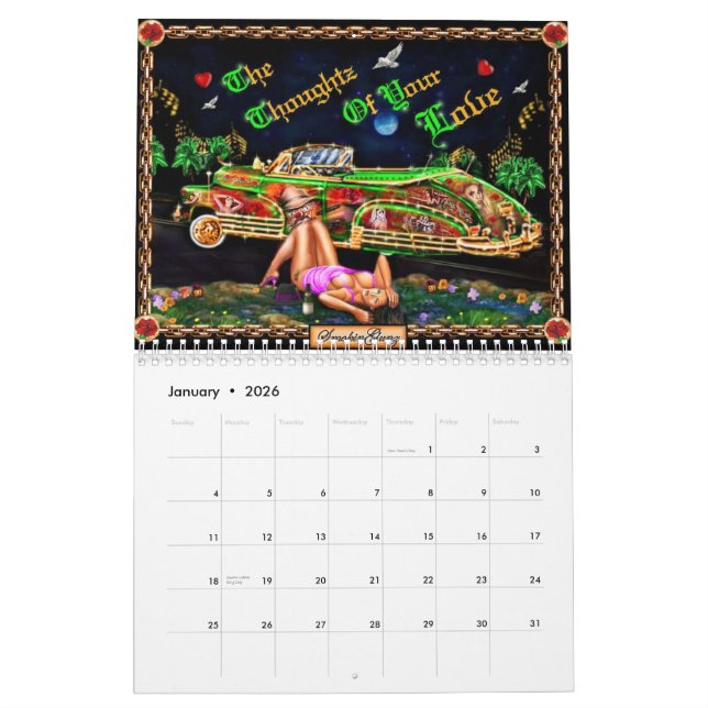 2011 LOWRIDER CALENDER CALENDAR (Jan 2026)