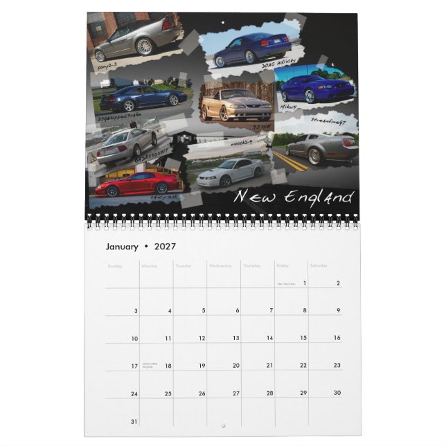 2011 Member Calendar (Jan 2027)