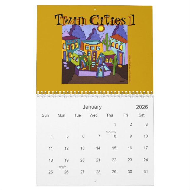 2011 Mulleneaux Calendar (Jan 2026)