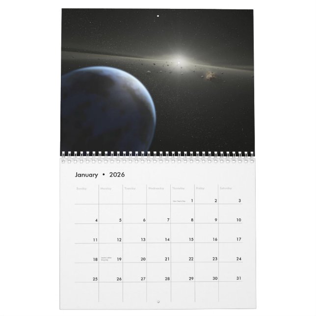 2011 My Universe Calendar (Jan 2026)