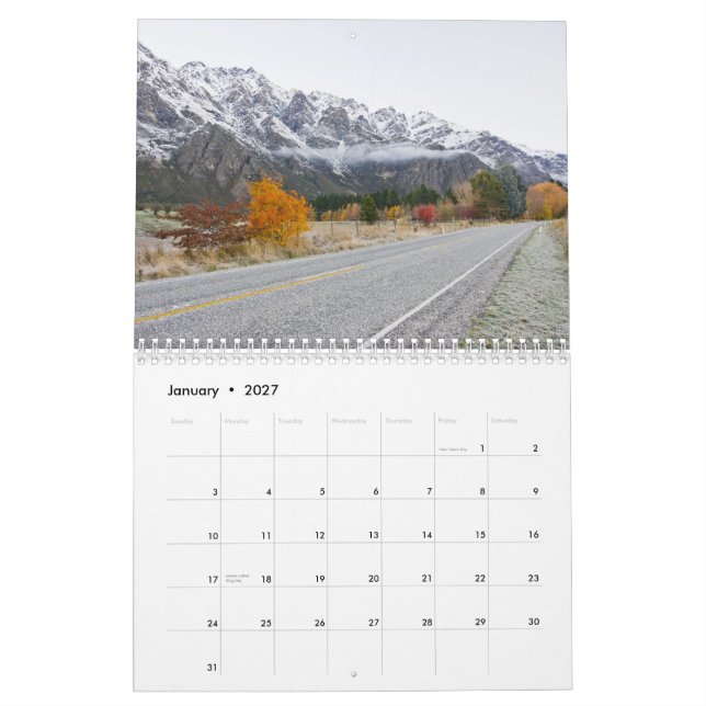 2011 photo calendar (Jan 2027)
