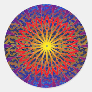 2011 SDC  SUN Dial Chakra Classic Round Sticker