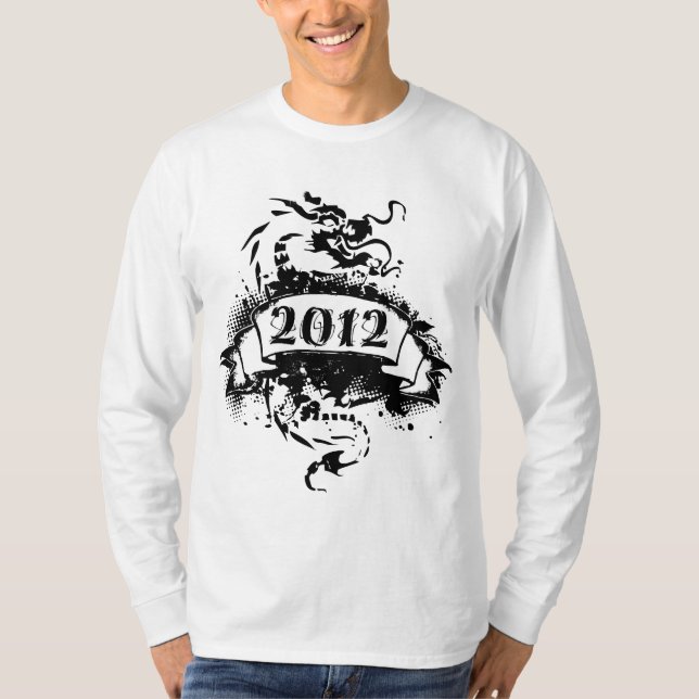 2012 - Black Dragon, vintage - T-Shirt (Front)