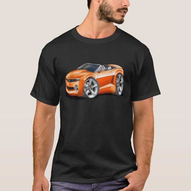 2012 Camaro Orange Convertible T-Shirt (Front)