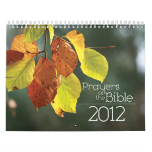 2012 Christian calendar: Prayers of the Bible Calendar