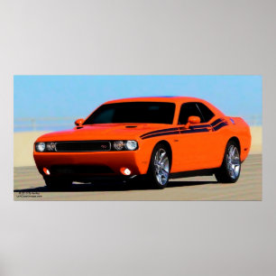 2012 DODGE CHALLENGER RT POSTER
