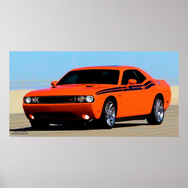 2012 DODGE CHALLENGER RT POSTER (Front)