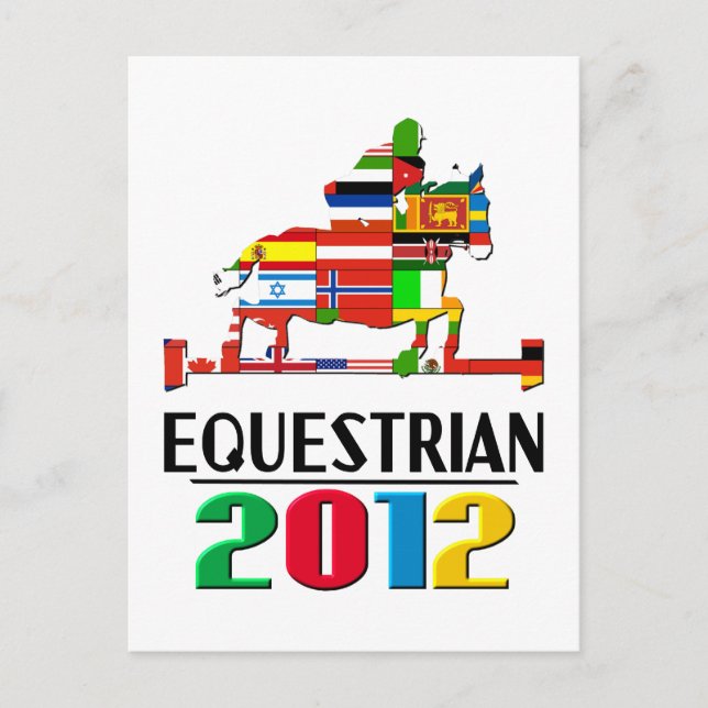 2012: Equestrian Postcard (Front)