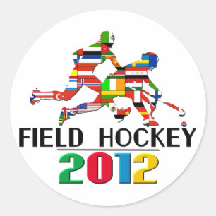 2012: Field Hockey Classic Round Sticker