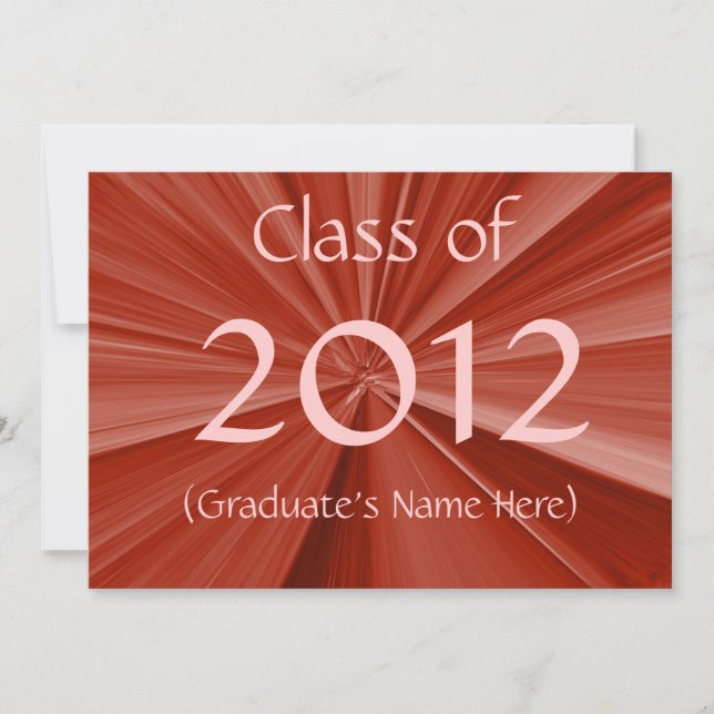 2012 Graduation Announcement (Front)