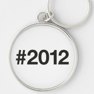 2012 Hashtag 13 Birthday Anniversary Key Ring
