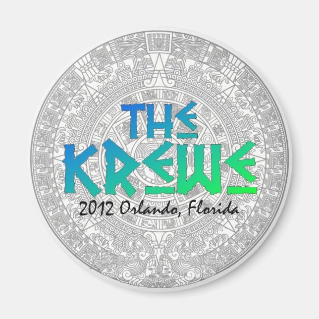 2012 Krewe MAYA Magnet - Special Edition (Front)